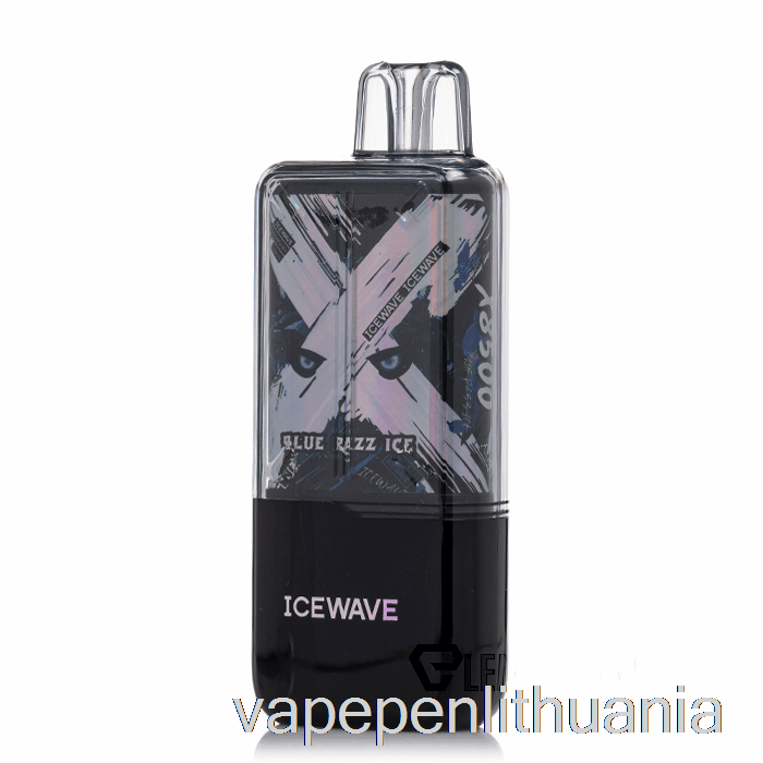 Icewave X8500 Vienkartinis Mėlynas Razz Ledo Vape Skystis